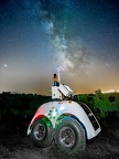 VineScout under Milky Way