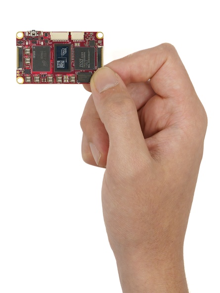 VCS3 in hand white background