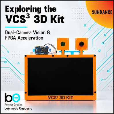 VCS³ 3D Kit: Dual-Camera Vision & FPGA Acceleration
