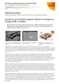 December 2020 – Sundance joins Machine Intelligence Garage