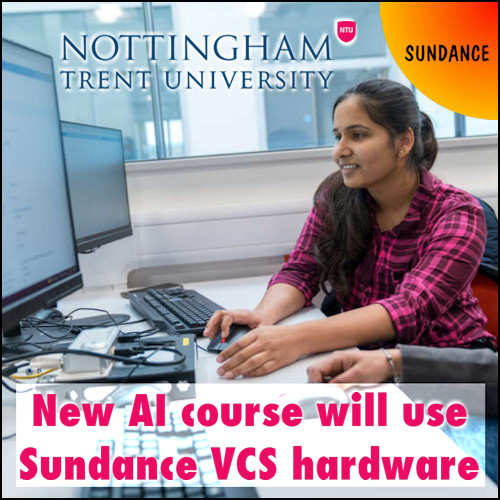 New AI course at NTU using Sundance VCS hardware