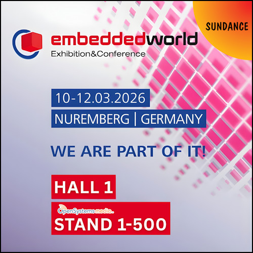 Sundance at Embedded World 2026