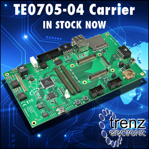 Trenz Electronic TE0705 – Simplified carrier board based upon TE0701